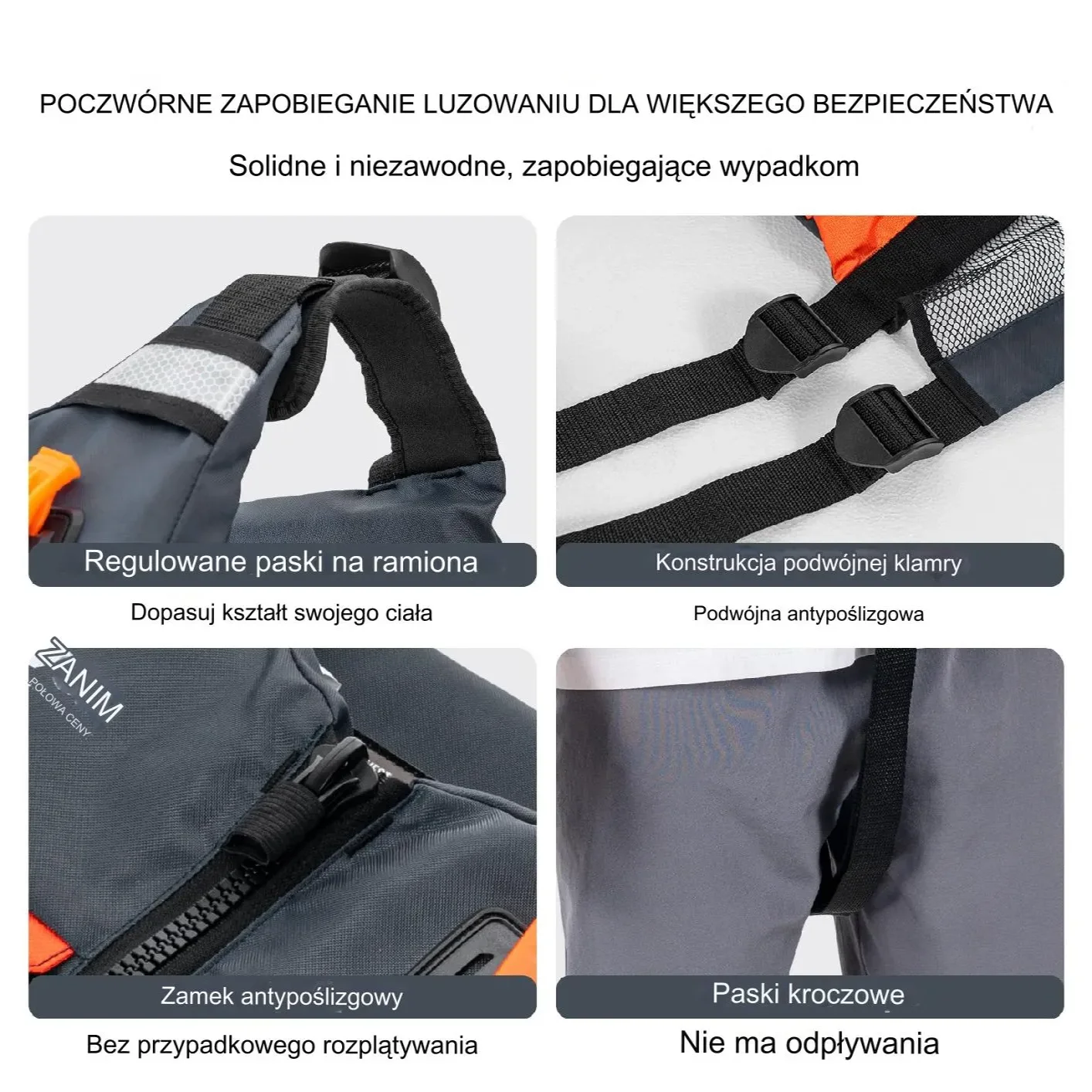 Kamizelka Ratunkowa Kapok Rozmiar M - obrazek 4