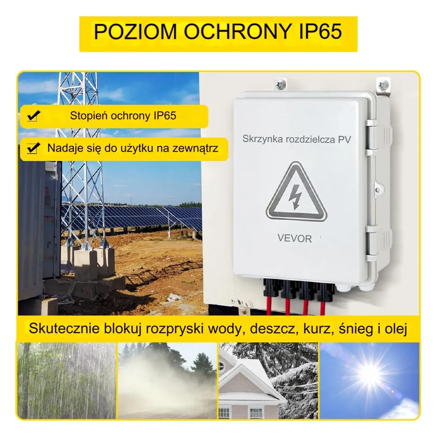 Skrzynka elektryczna rozdzielnia obudowa metalowa 4 obwody 15A - obrazek 3