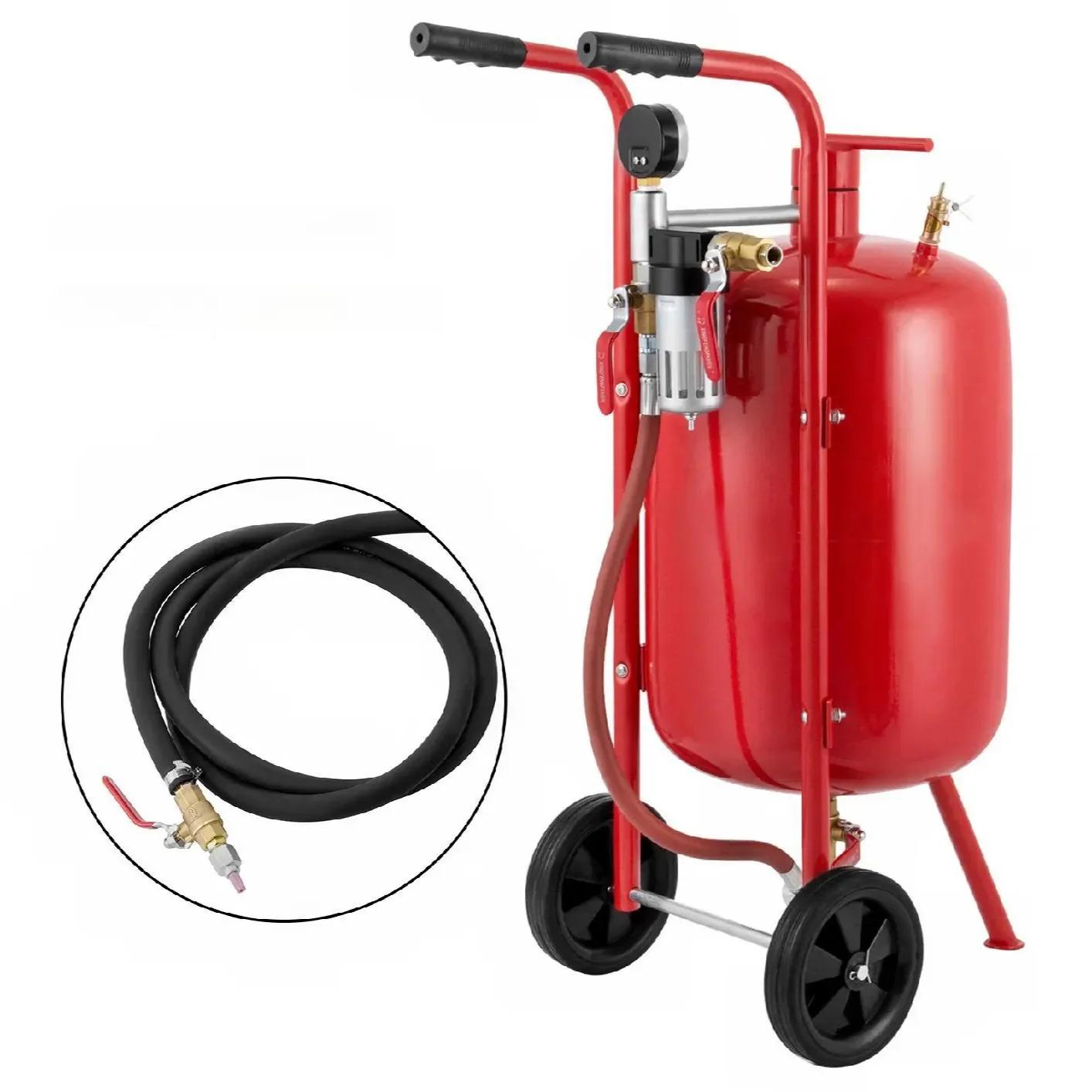 Piaskarka syfonowa moblina na kółkach 40l - obrazek 7