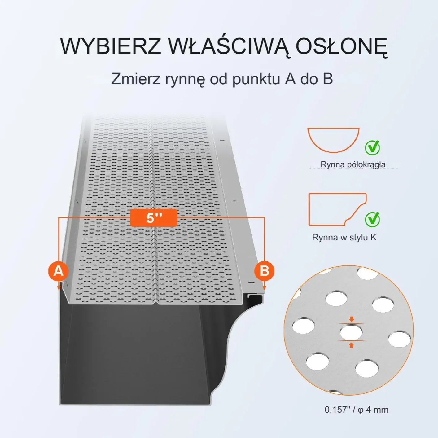 Osłonna Rynny 52 Elementy - obrazek 2