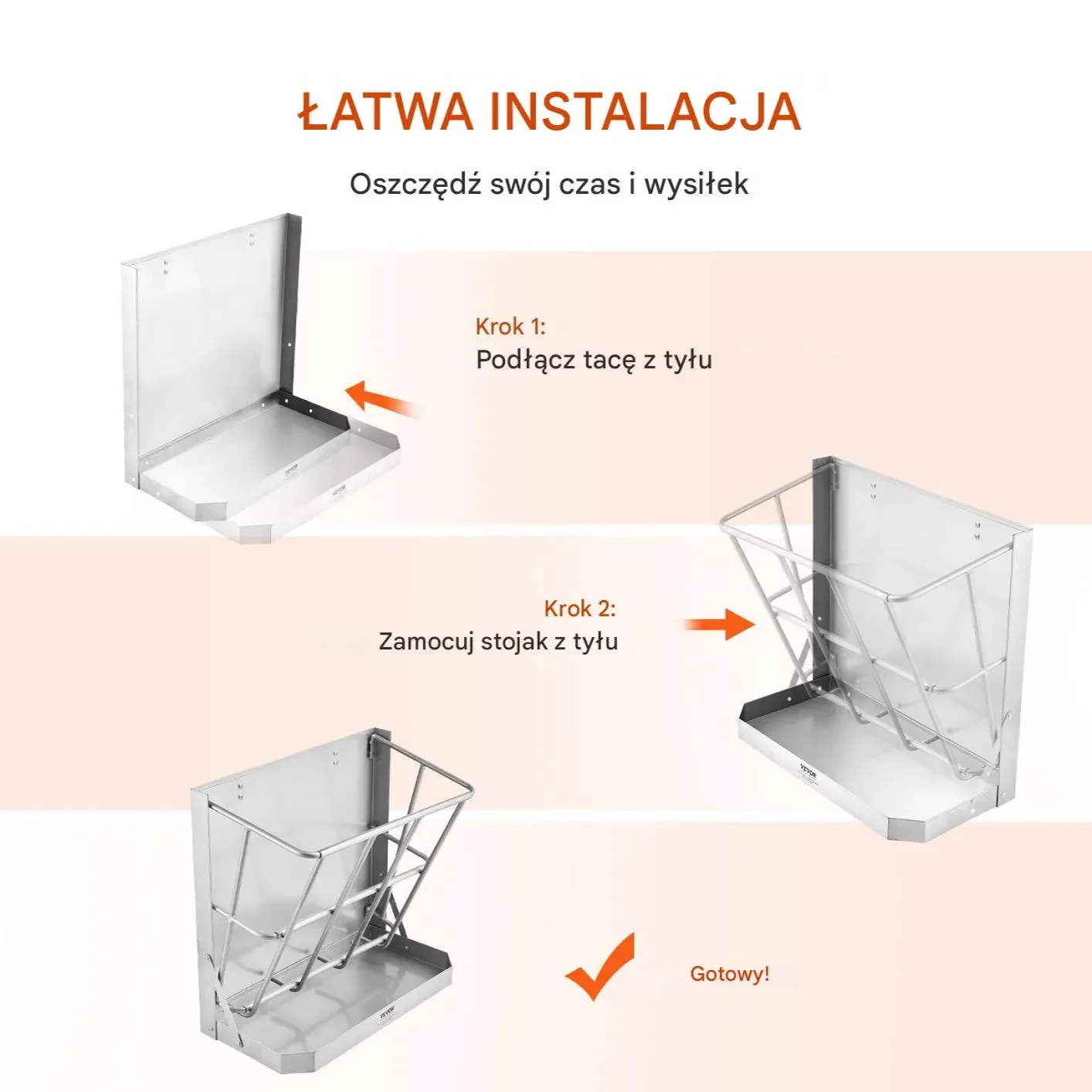 Ścienne Karmidło na Siano 2 w 1 Pojemność 80 Litrów - obrazek 5