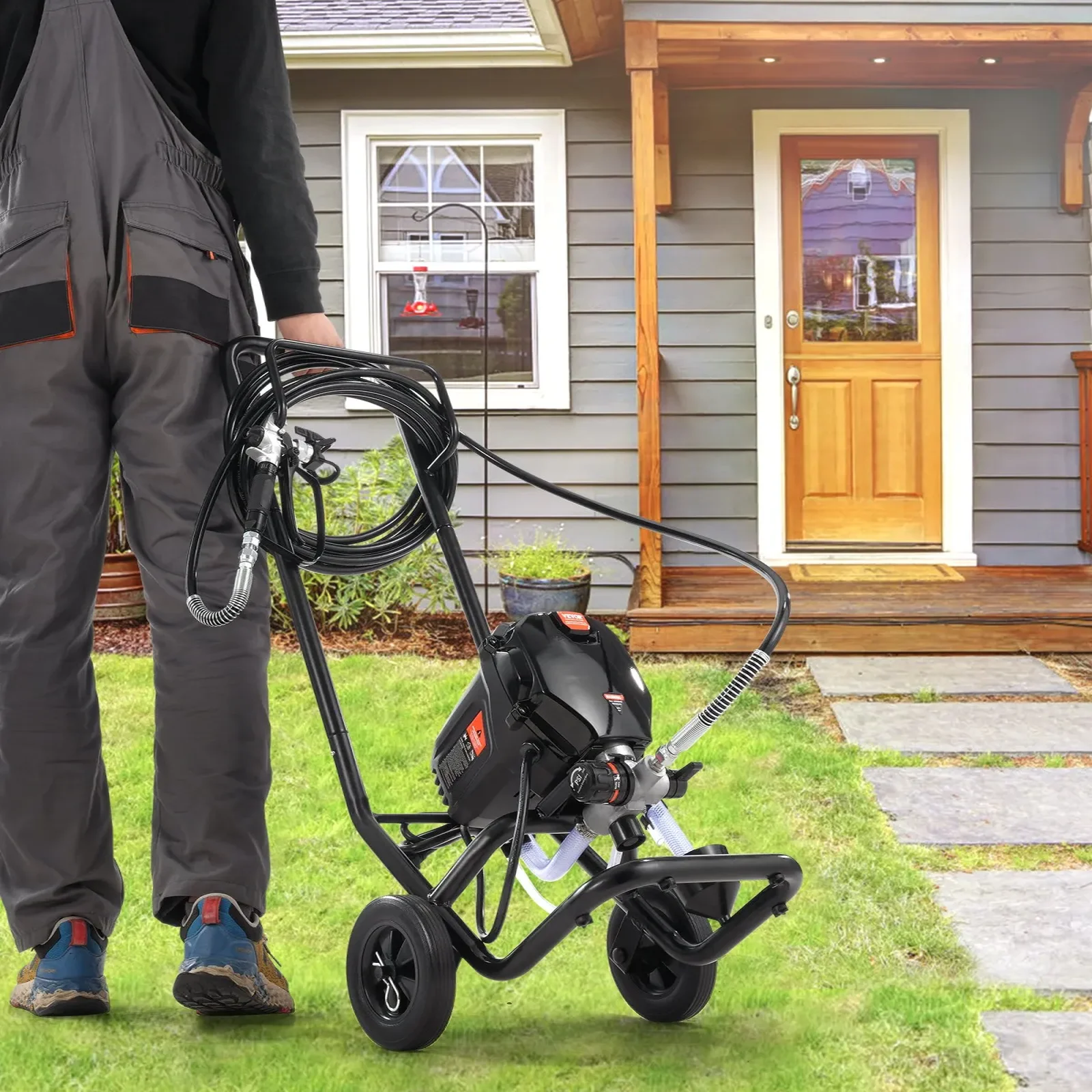 Agregat malarski pistolet malarski agregat do malowania 750 W - obrazek 4