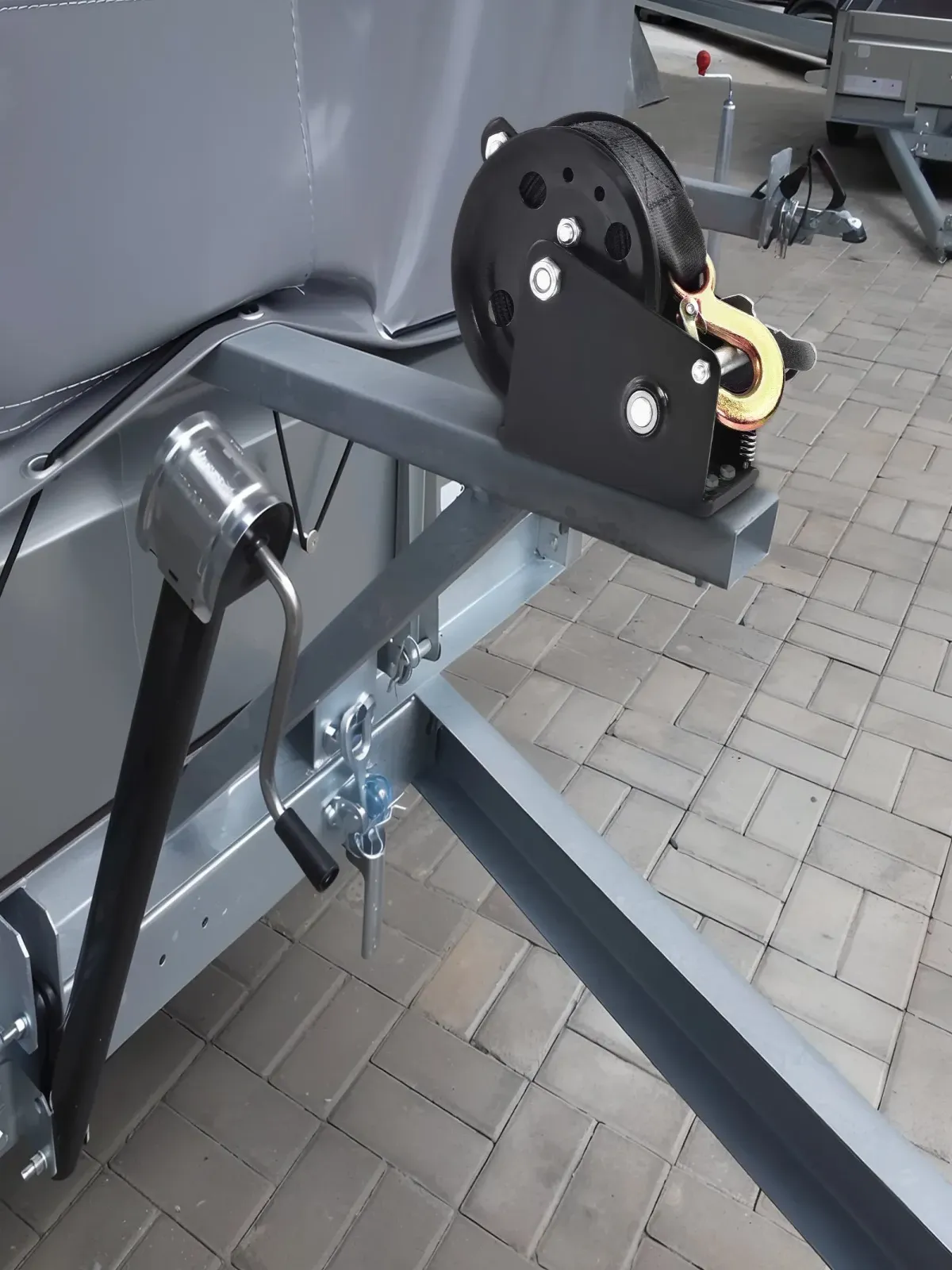 Wciągarka Ręczna z Korbą 544 kg - obrazek 5