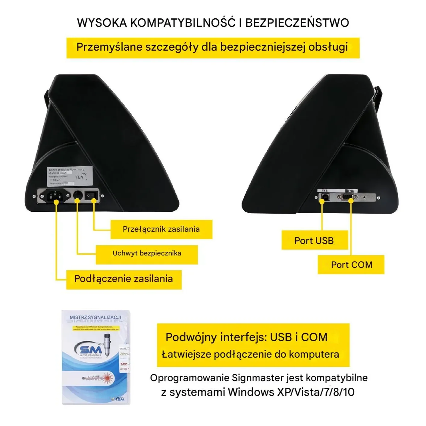 Ploter tnący 720 mm LED z optycznym okiem – precyzyjne cięcie folii - obrazek 5