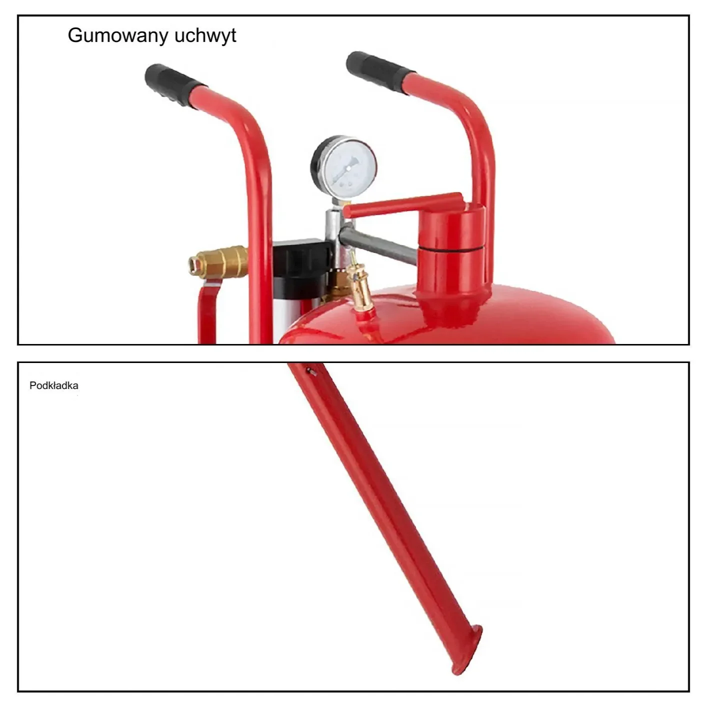 Piaskarka syfonowa moblina na kółkach 40l - obrazek 5