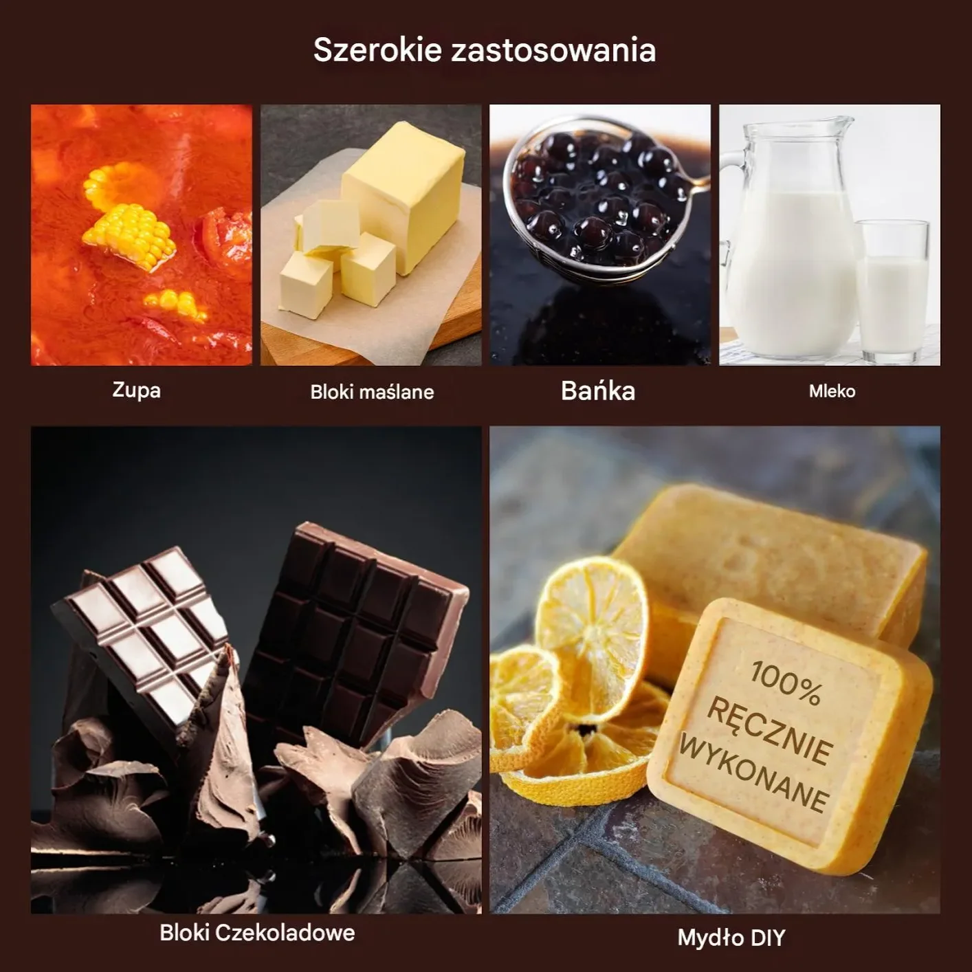 Maszyna do temperowania czekolady 4,1 kg 2 zbiorniki topienie cukiernia - obrazek 5