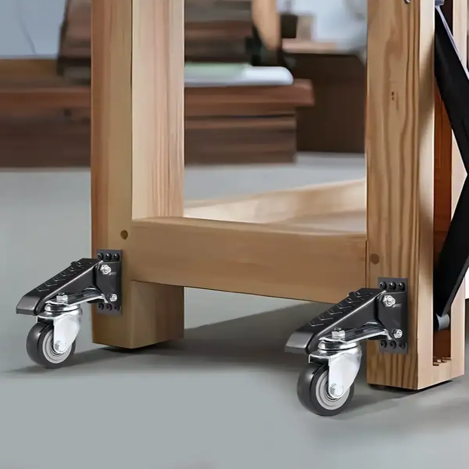 KÓŁKA OBROTOWE MEBLOWE ZESTAW JEZDNY KÓŁ 4 SZTUKI - obrazek 6