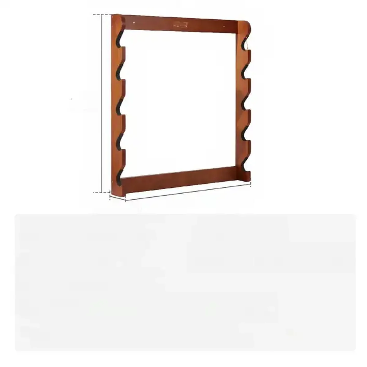 Stojak na broń drewniany na 5 sztuk - obrazek 5