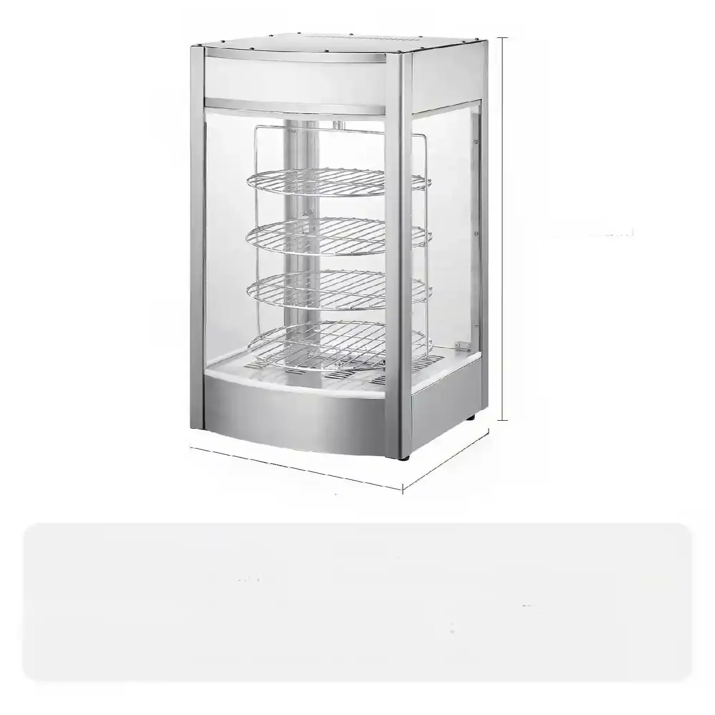 Witryna grzewcza pogrzewacz do żywności 4-poziomy 800W - obrazek 3