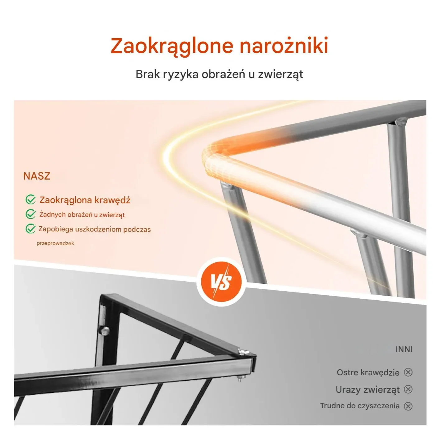 Ścienne Karmidło na Siano 2 w 1 Pojemność 80 Litrów - obrazek 4