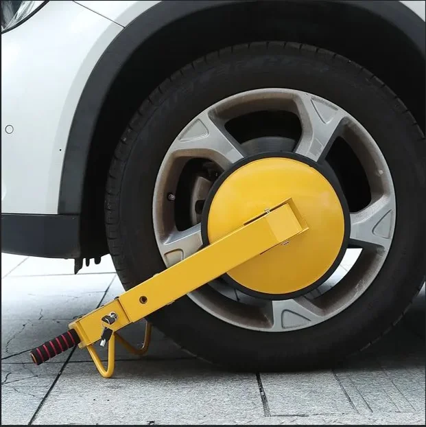 Blokada koła antykradzieżowa do aut przyczep kamperów 160-380 mm - obrazek 9