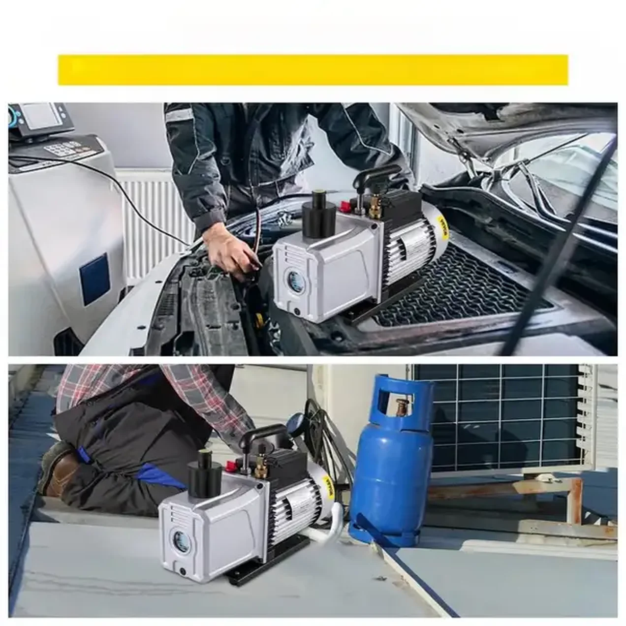 Pompa próżniowa 1-stopniowa 12CFM 340L/min 6,35mm - serwis klimatyzacji