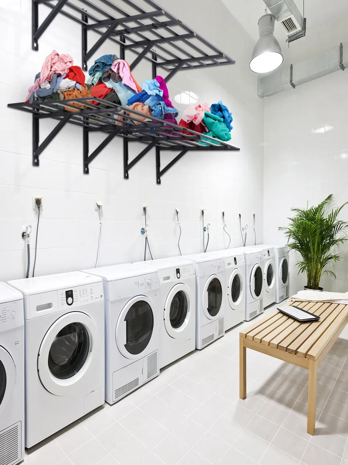 Regały do garażu 2 szt. mocowanie ścienne 726 kg warsztatowe magazynowe - obrazek 6