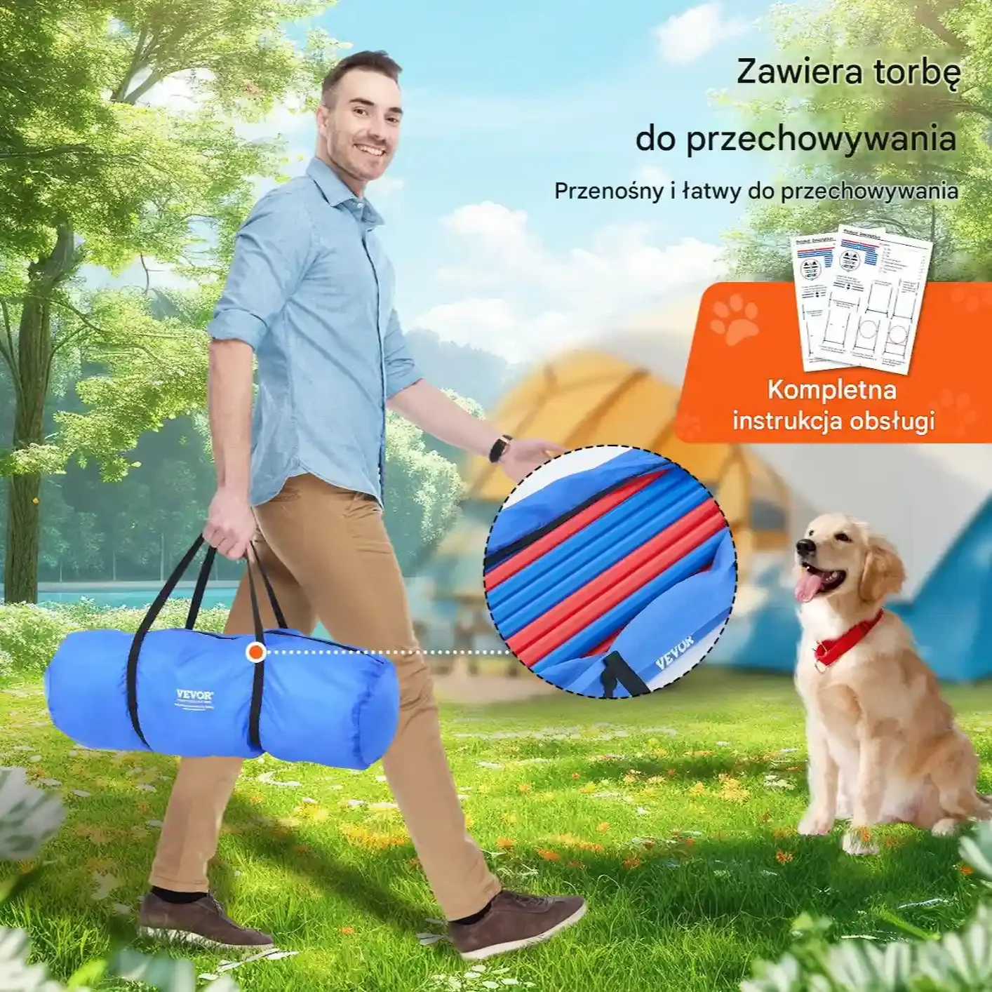 Zestaw do treningu agility dla psów Akcesoria do Treningu dla Psa 4 szt. - obrazek 4