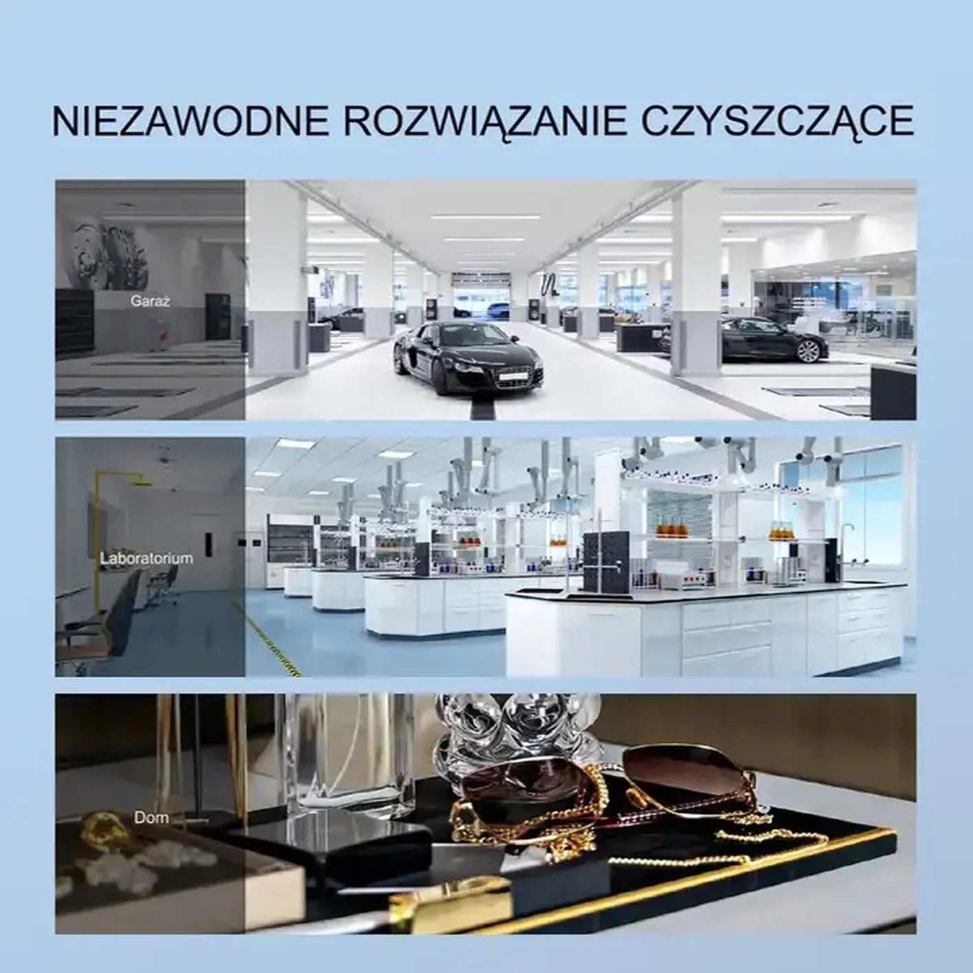 Myjka Ultradźwiękowa do czyszczenia biżuterii narzędzi 2L 60 W - obrazek 2