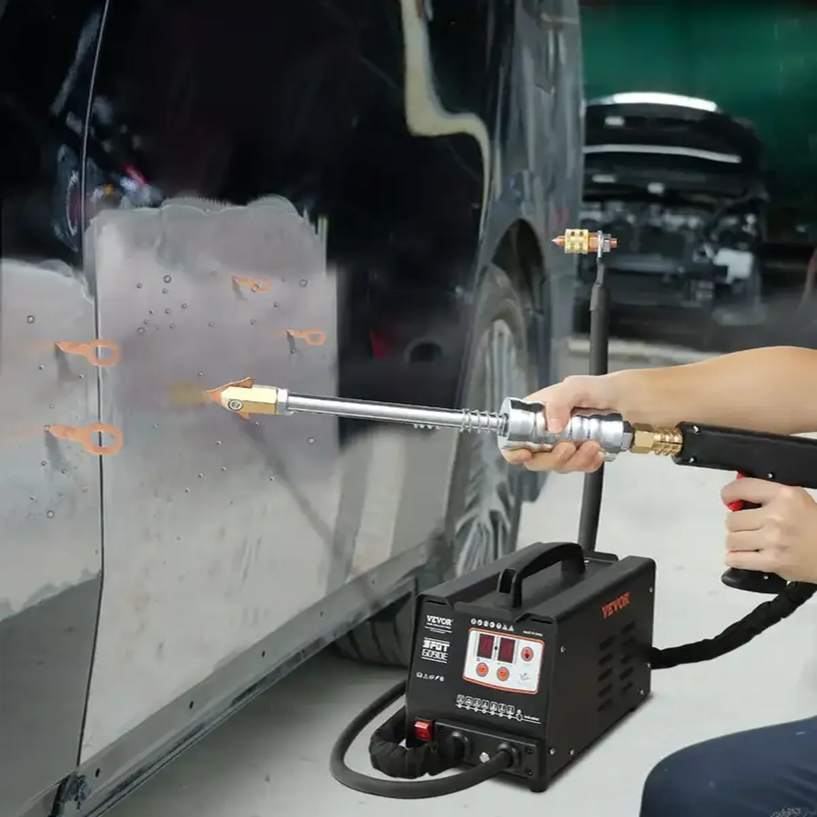 Ściągacz wgnieceń Zgrzewarka punktowa 3 kW - obrazek 4