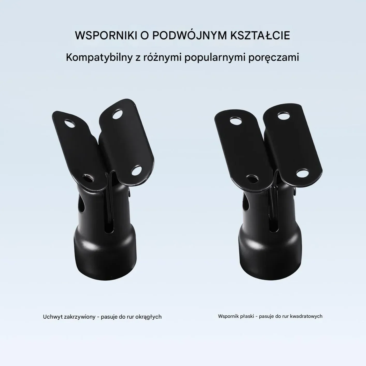 Zacisk do Szkła Balustrada ze Stali Nierdzewnej - 85 cm - obrazek 2