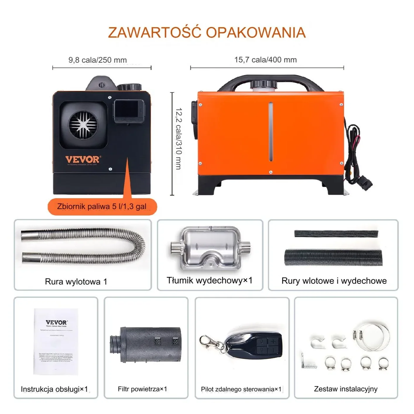 Nagrzewnica Samochodowa All-In-One 12 V - obrazek 3