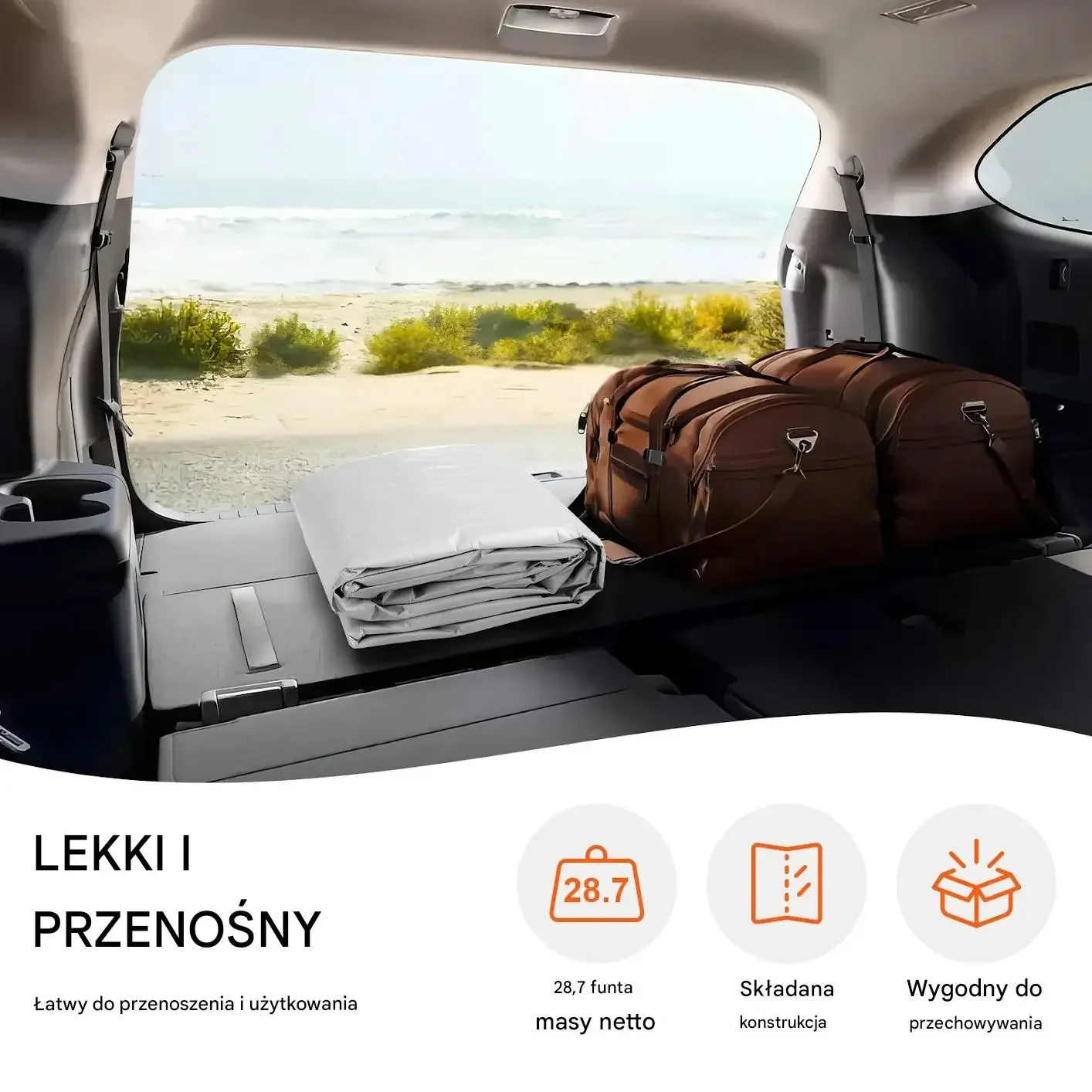 Plandeka do garazu 2x3 m wodoodporna UV wzmocniona dach + ściana boczna - obrazek 5